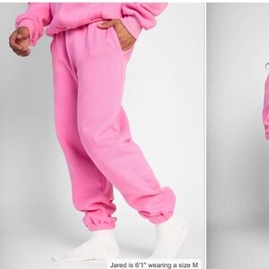 Matching hoodie and sweatpants set